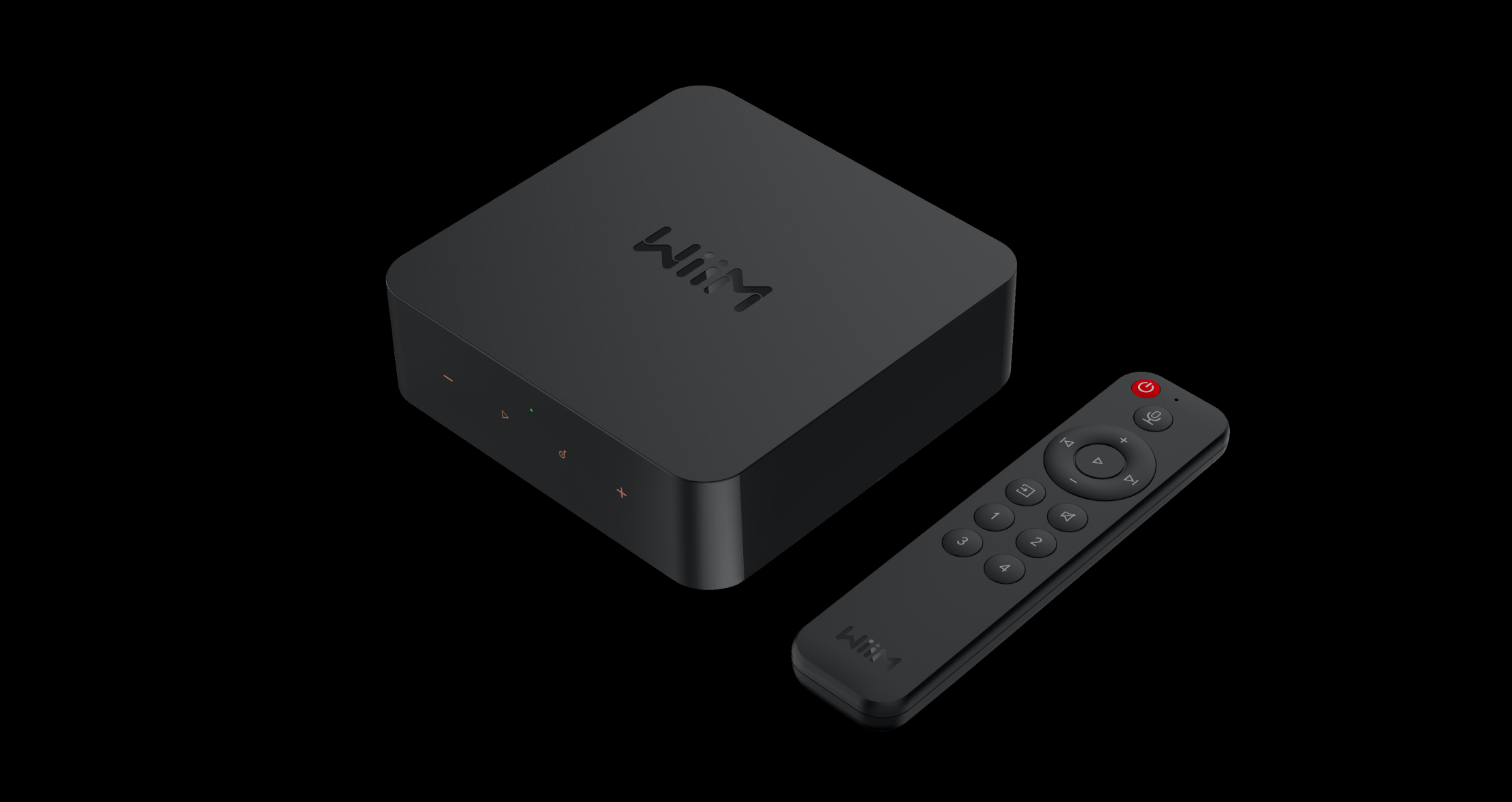 WiiM Pro Plus and its included Voice Remote